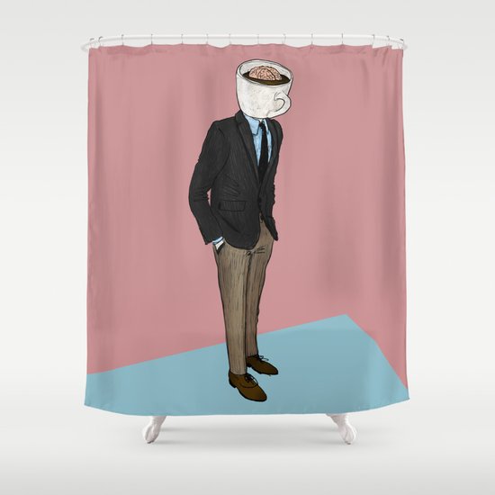 IT'S MORNING AND I THINK OF YOU Shower Curtain