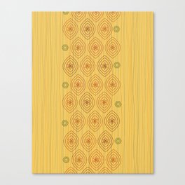 Moroccan Threads Yellow & Orange Canvas Print