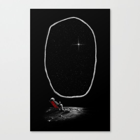 Space Chill Canvas Print