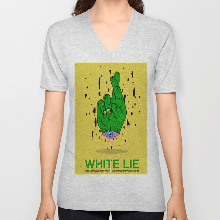 Whitelie V Neck T Shirt