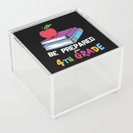 Be Prepared For 4th Grade Acrylic Box