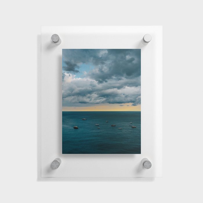 Stormy Amalfi Coast III Floating Acrylic Print