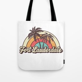 Fort Lauderdale beach city Tote Bag