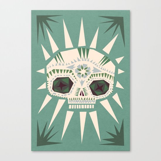 Sugar skull II Canvas Print