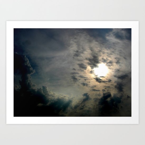 Crater Art Print