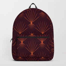 Elegant art deco geometric seamless pattern digital art.  Backpack