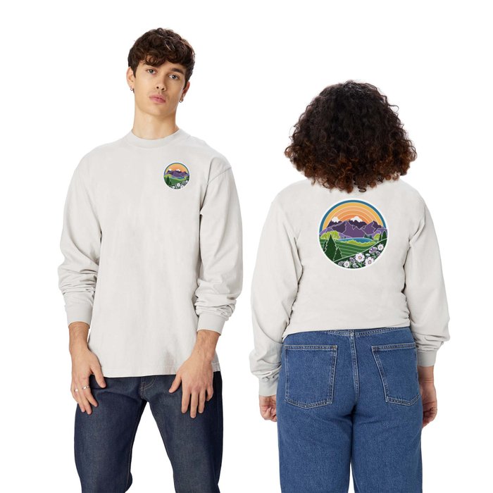 Mountains Long Sleeve T Shirt