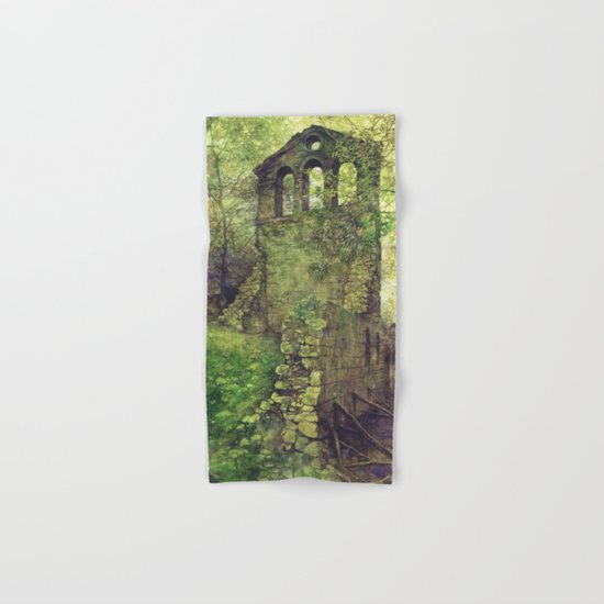 Ruins in the forest Hand & Bath Towel