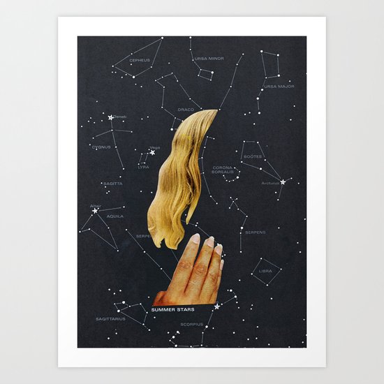 SUMMER STARS Art Print