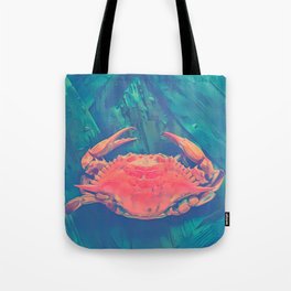 Orange Crab Tote Bag