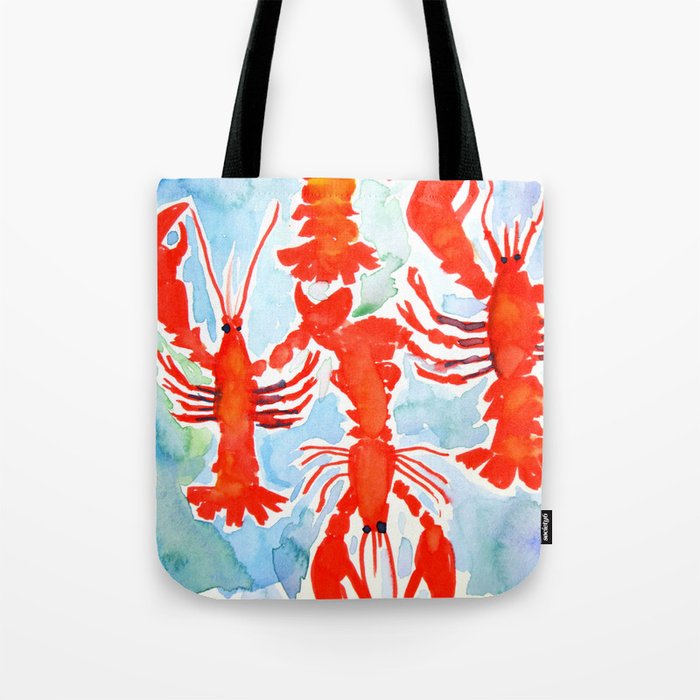 Lobster Tote Bag By Julielehite