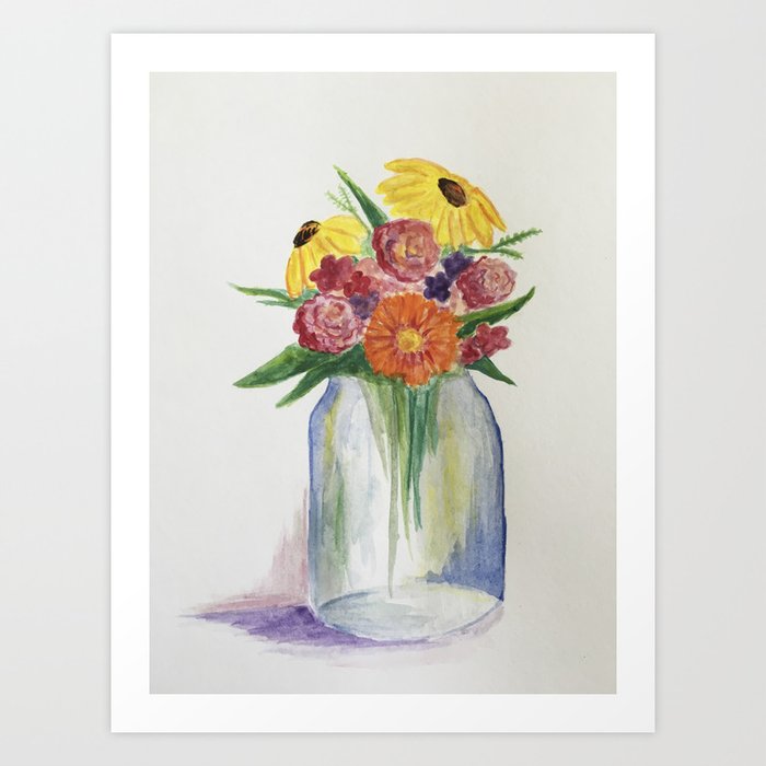 Bouquet Art Print