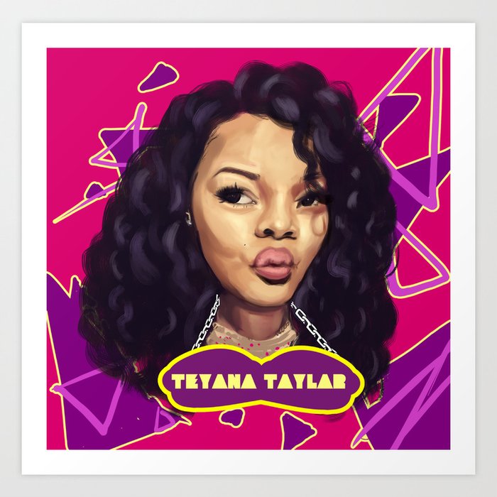 Teyana Taylor Fanart Art Print