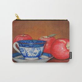 Teacup with Three Apples Carry-All Pouch