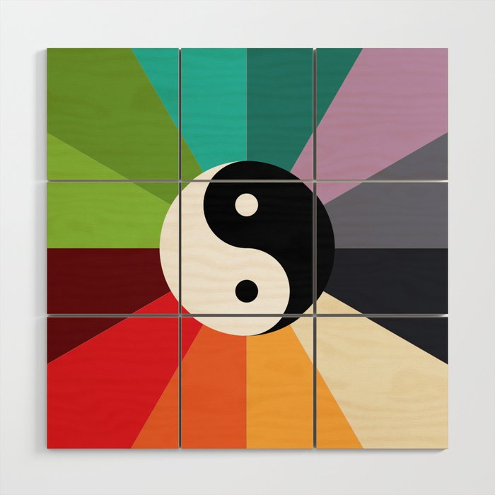 Yin Yang 1 Wood Wall Art