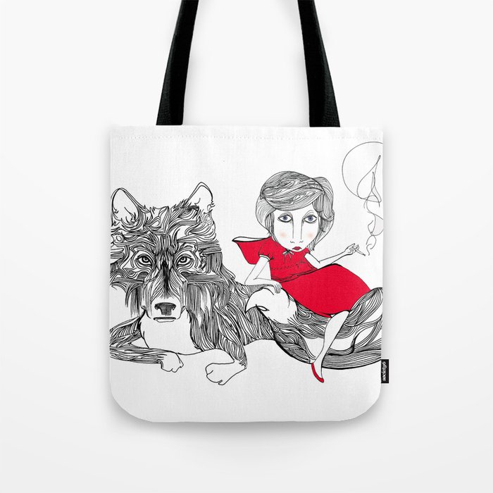 Little Red Riding Hood Tote Bag