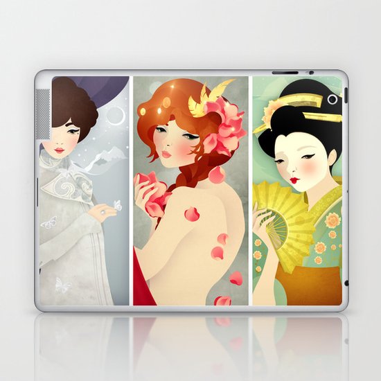 Triptych Laptop & iPad Skin