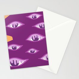 The crying eyes 11 Stationery Card