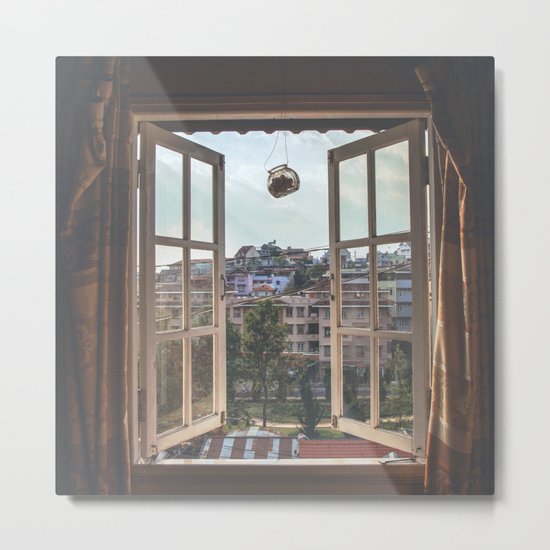 Vietnam Hostel Views Metal Print
