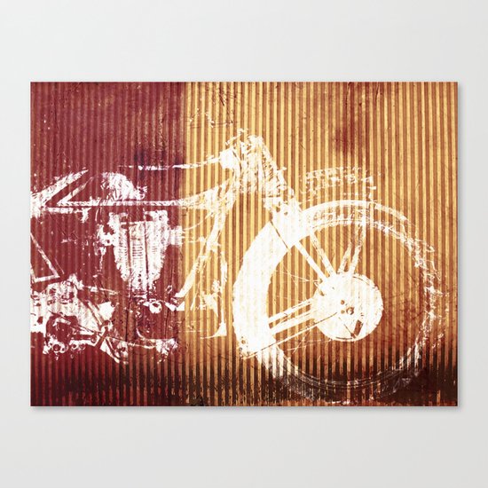 Corrugated Speed Canvas Print