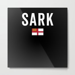 Sark Flag - Patriotic Flag Metal Print | Politics, World, Graphicdesign, Nationality, Women, Present, Men, Sarkflag, Political, Girl 