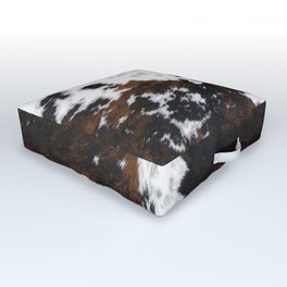 Luxury cow hide animal skin print Outdoor Floor Cushion