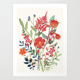 Beautiful Flowers Art Print