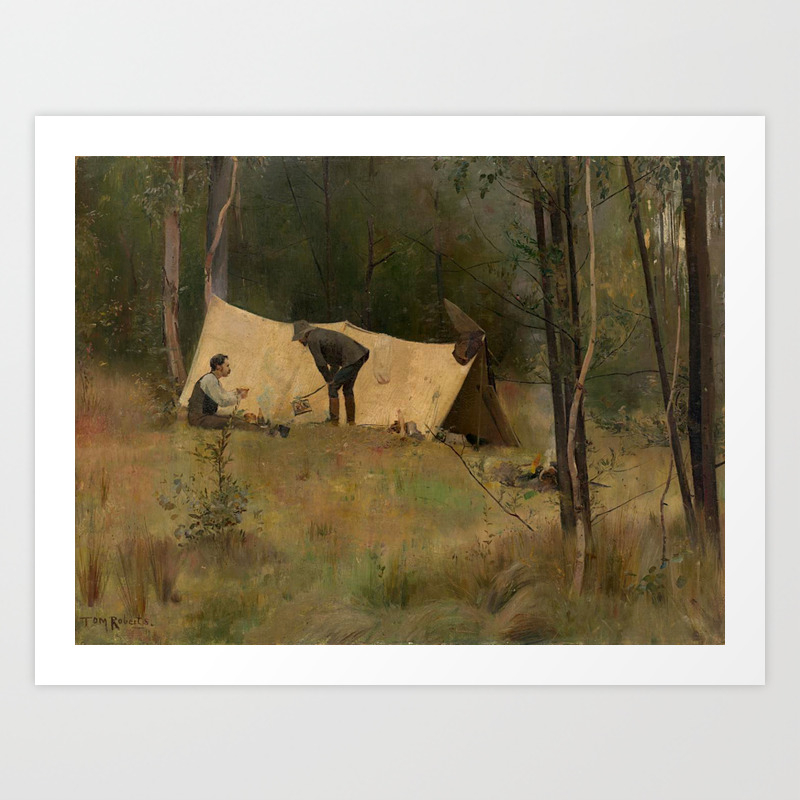 Tom Roberts The Artists Camp Australian Oil Painting Art Print
