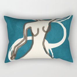 Abstract Figure 02 Rectangular Pillow