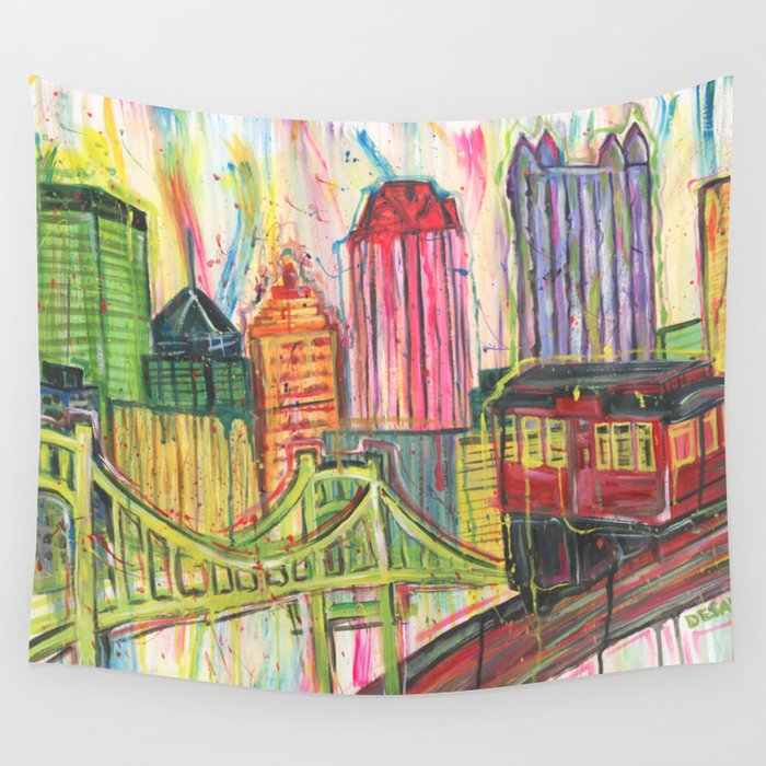 Pittsburgh Proud Wall Tapestry