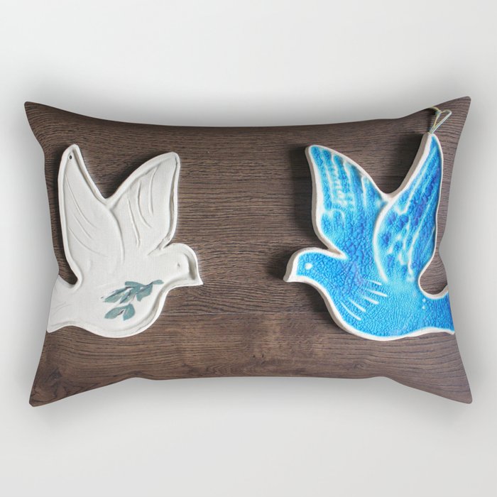 Flight of Peace Rectangular Pillow