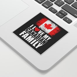 Canadian Family Sticker