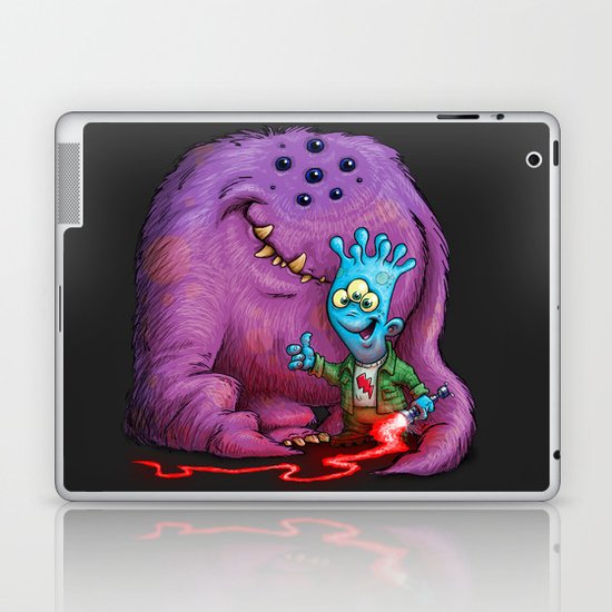 A boy and his Grogg Laptop & iPad Skin