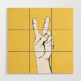Peace I Wood Wall Art