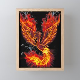 "PHOENIX BIRD" Framed Mini Art Print