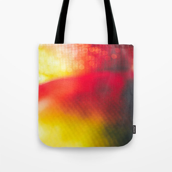 Blurry rainbow Tote Bag
