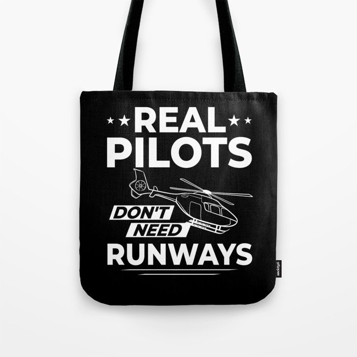 Helicopter Rc Remote Control Pilot Tote Bag
