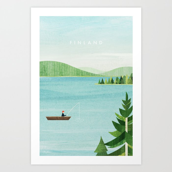 Finland Art Print