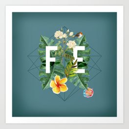 Fe Art Print | Digital, Faith, Typography, Illustration, Graphicdesign, Design, God, Fe, Dios, Lettering 