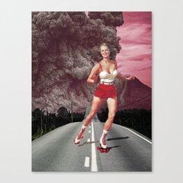 Run!Skate! Canvas Print
