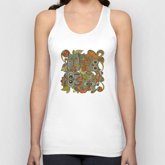 4 Owls Unisex Tank Top