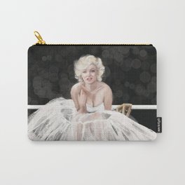 Marilyn Ballerina series in black Carry-All Pouch