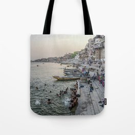 Varanasi horizontal  Tote Bag