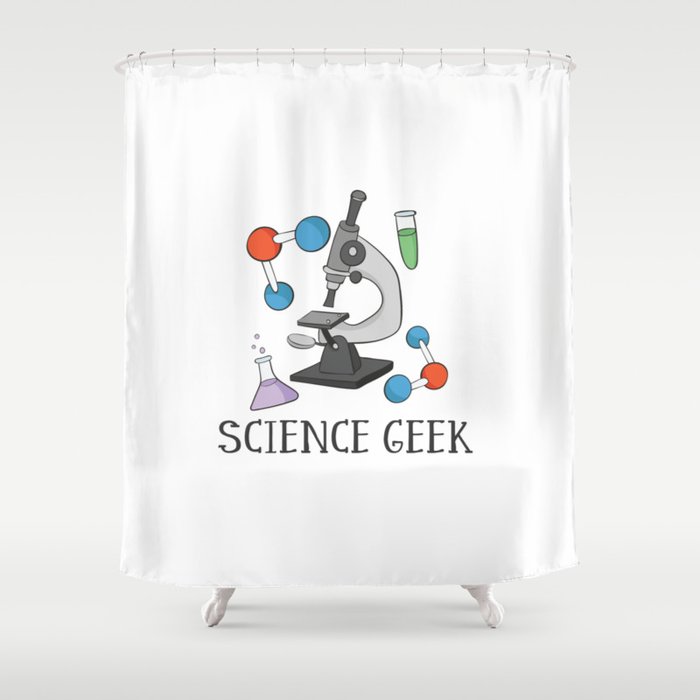 Science Geek Shower Curtain By Designbundles Society6