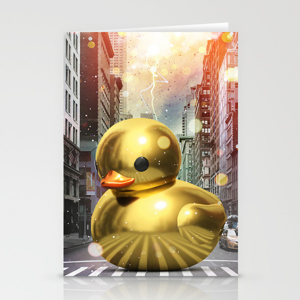gold rubber duck