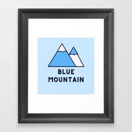 Blue Mountain Wonderful View of Ontario, Canada Framed Art Print