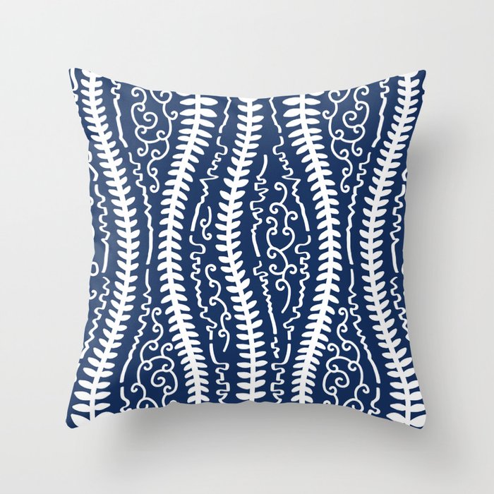 The leaves pattern 2 Throw Pillow
