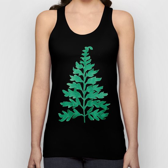 Mint Fern Unisex Tank Top