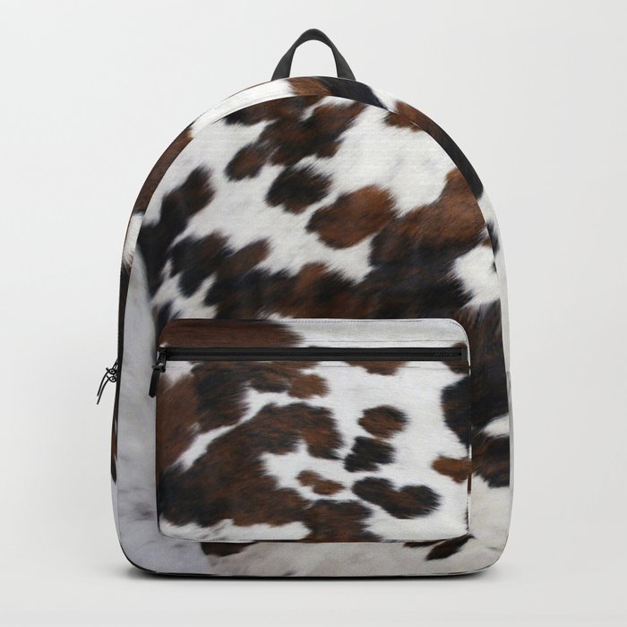 Brown Cowhide Backpack