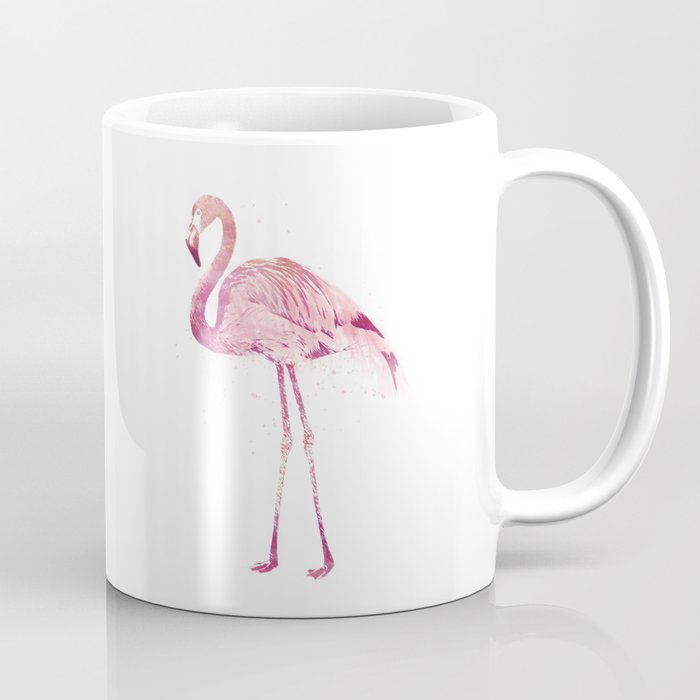 Watercolor flamingo Coffee Mug by South Pacific Prints | Society6